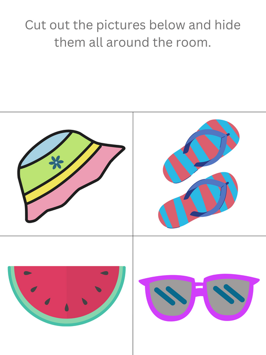 Free Fun in the Sun Scavenger Hunt Printable