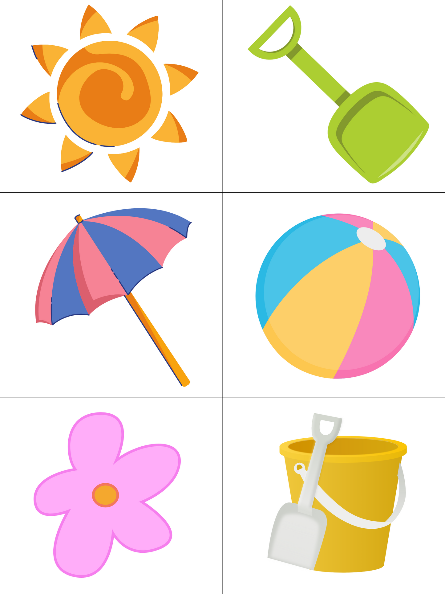 Free Fun in the Sun Scavenger Hunt Printable