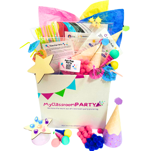 This Party Box includes all the games and activities you need to throw a classroom party.