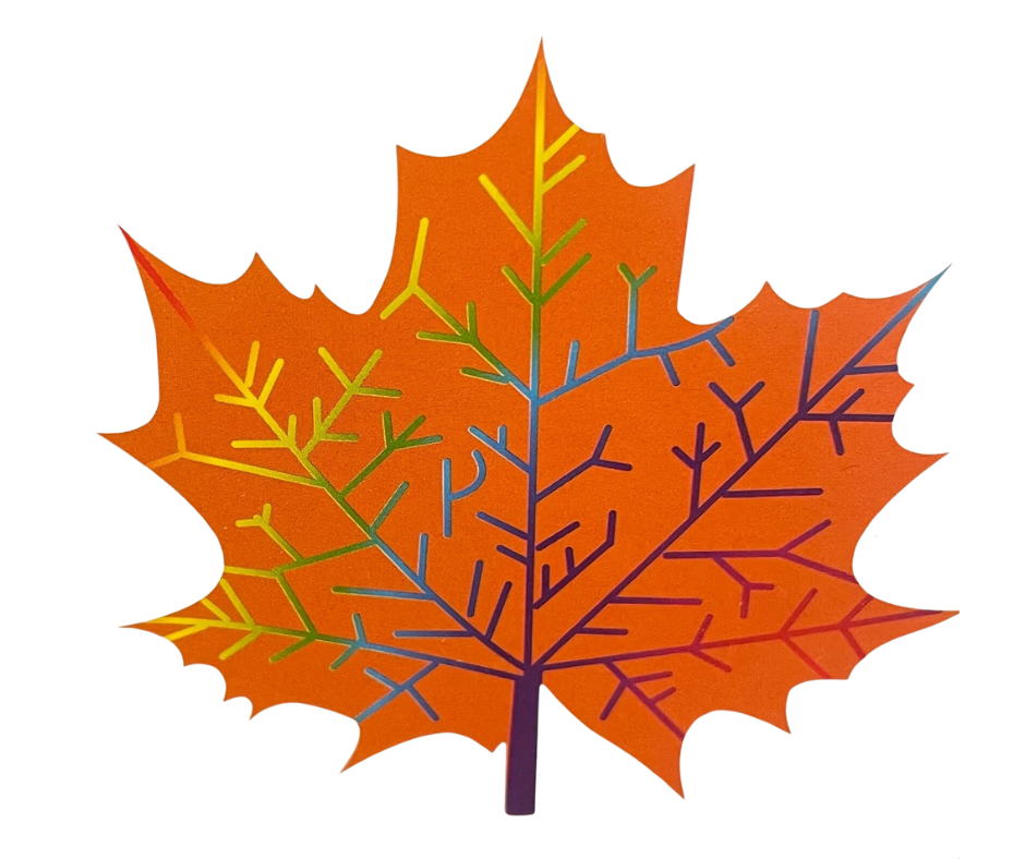 Etch leaf craft for elementary school students