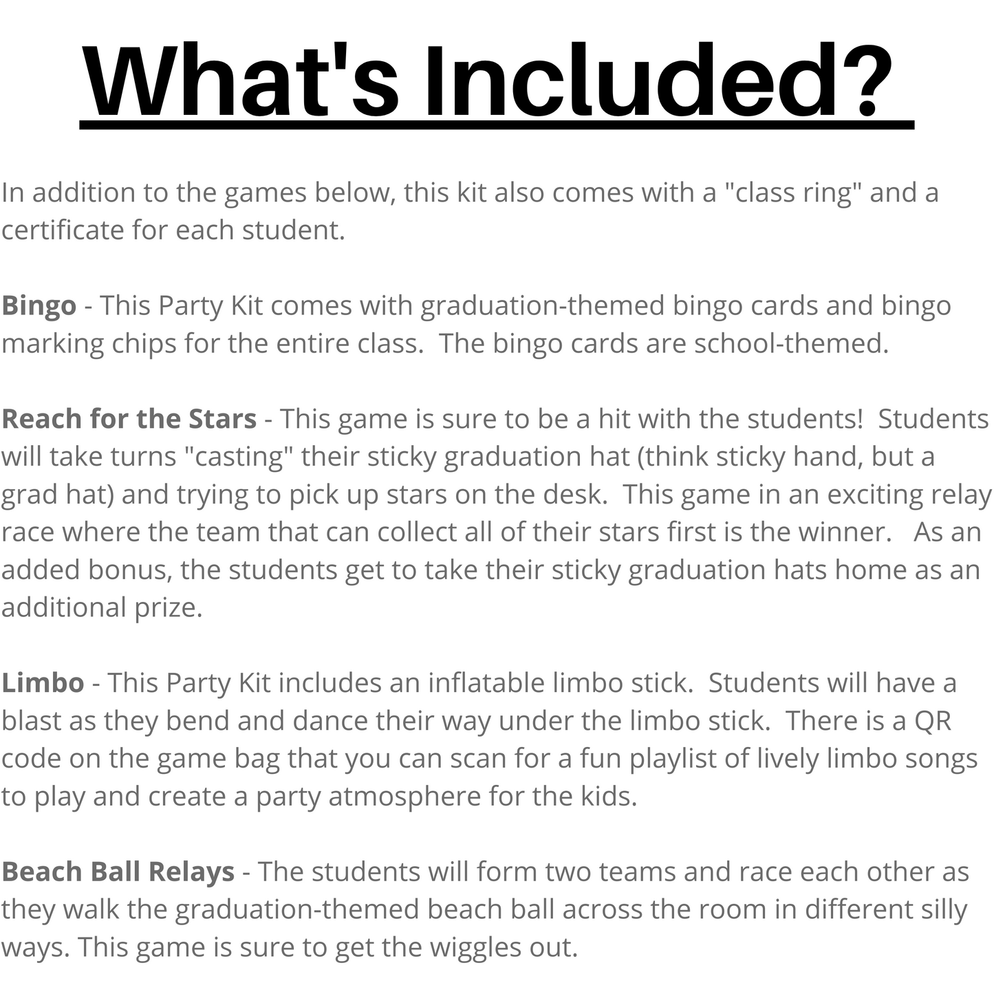 Kindergarten Graduation Party