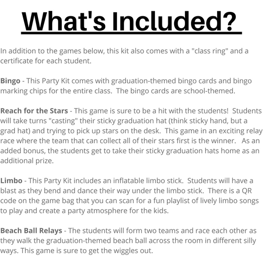 Kindergarten Graduation Party