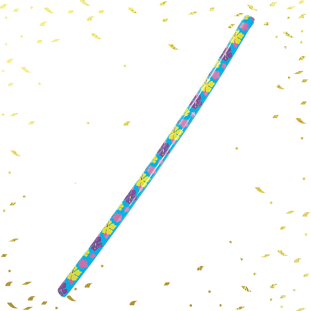 Fun bright colored inflatable limbo stick.