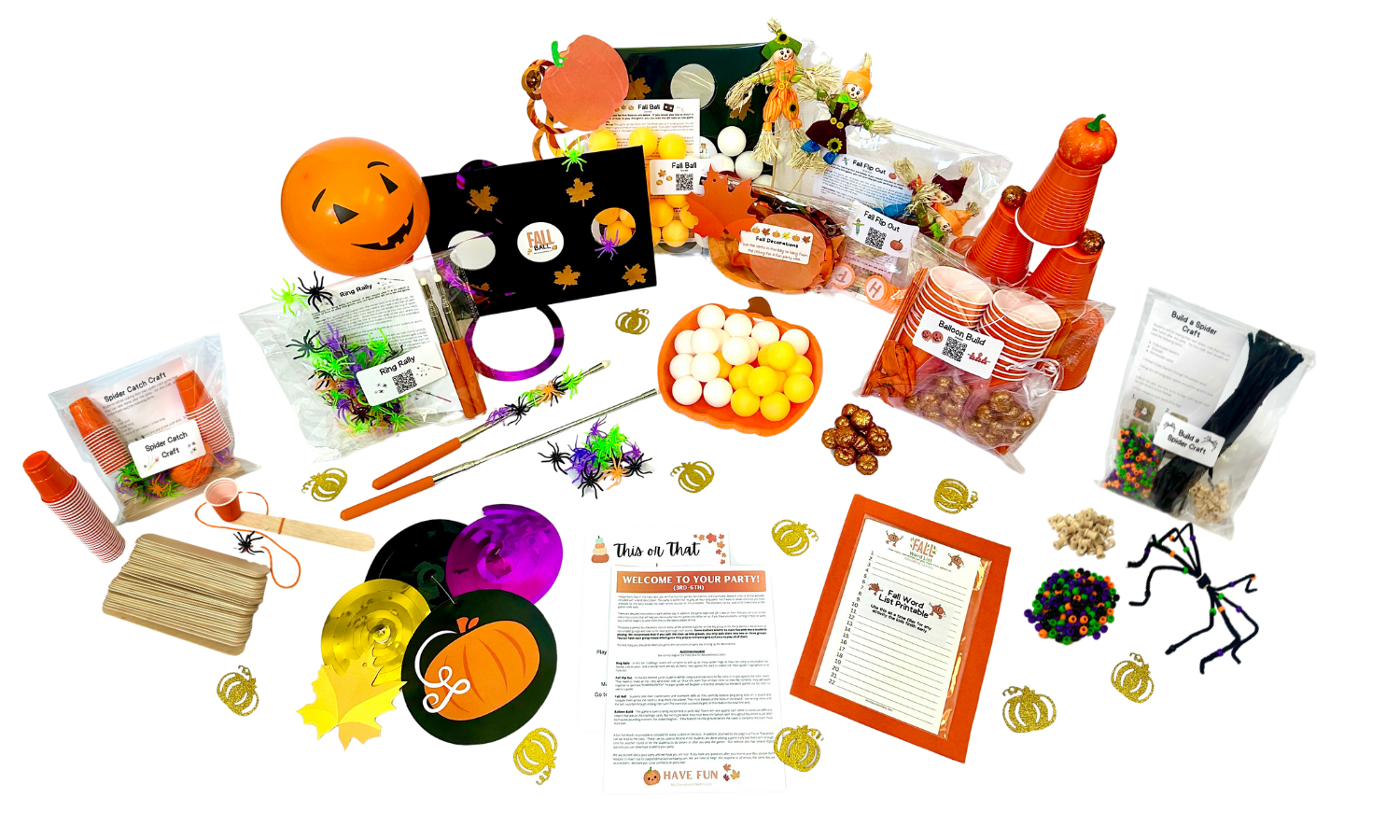 Fall and Halloween Party Boxes