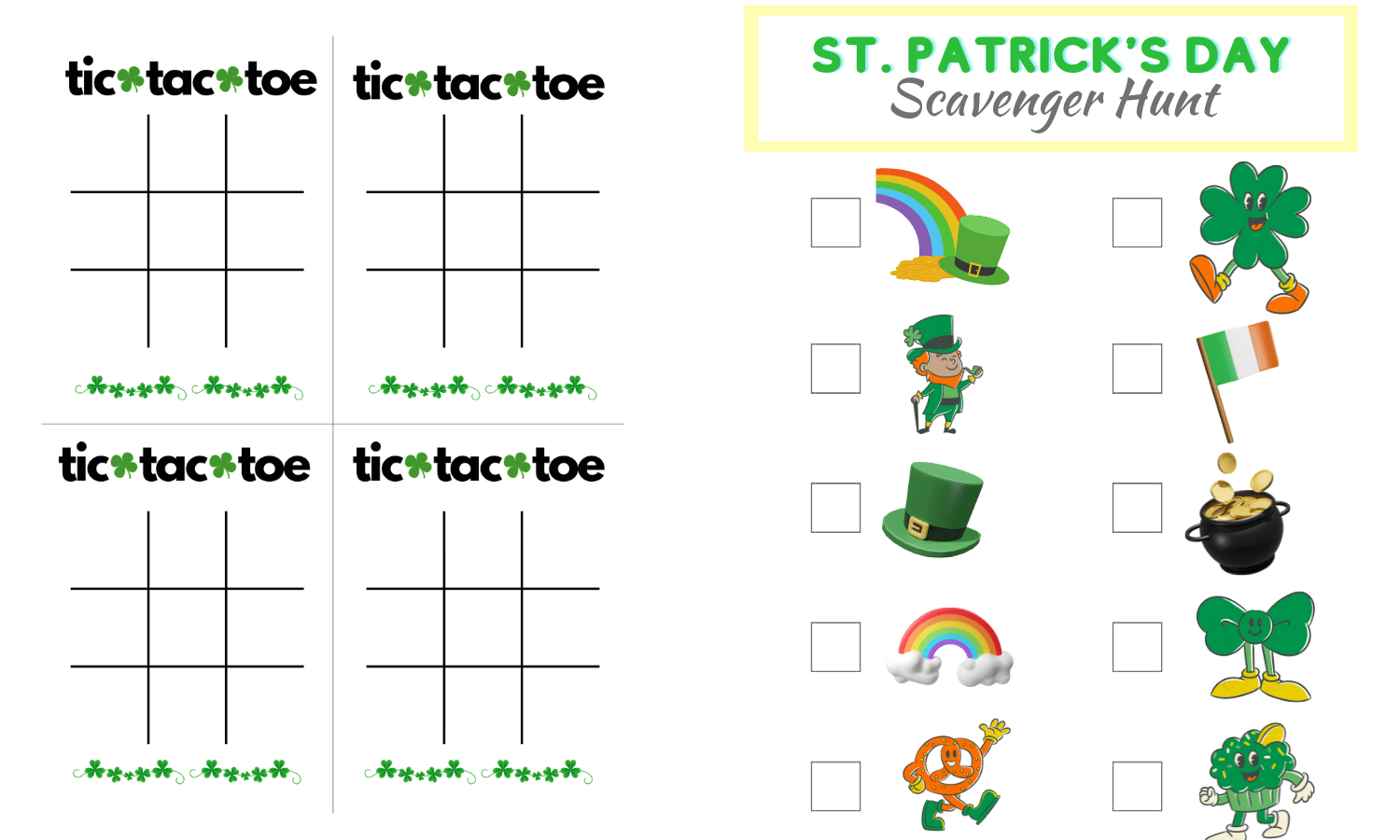St. Patrick's Day Printables