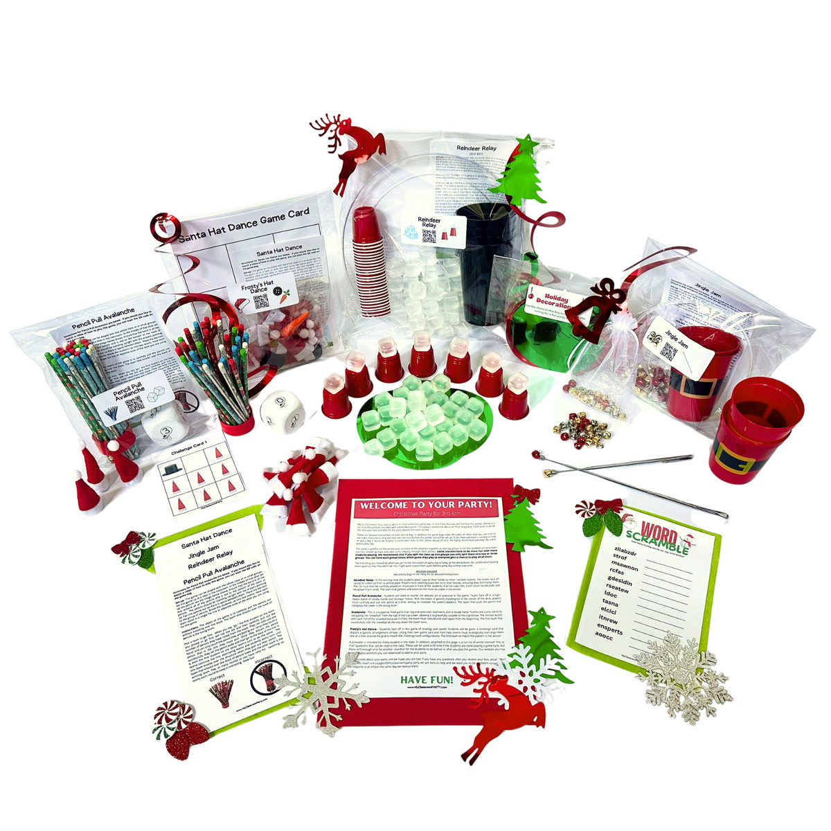 Deluxe Christmas Party Box for 3rd-6th