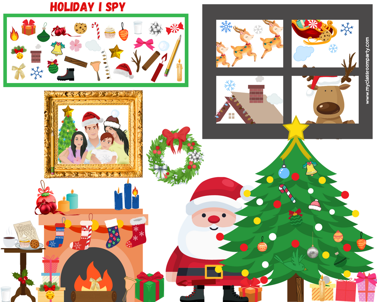 Free Christmas I Spy Printable