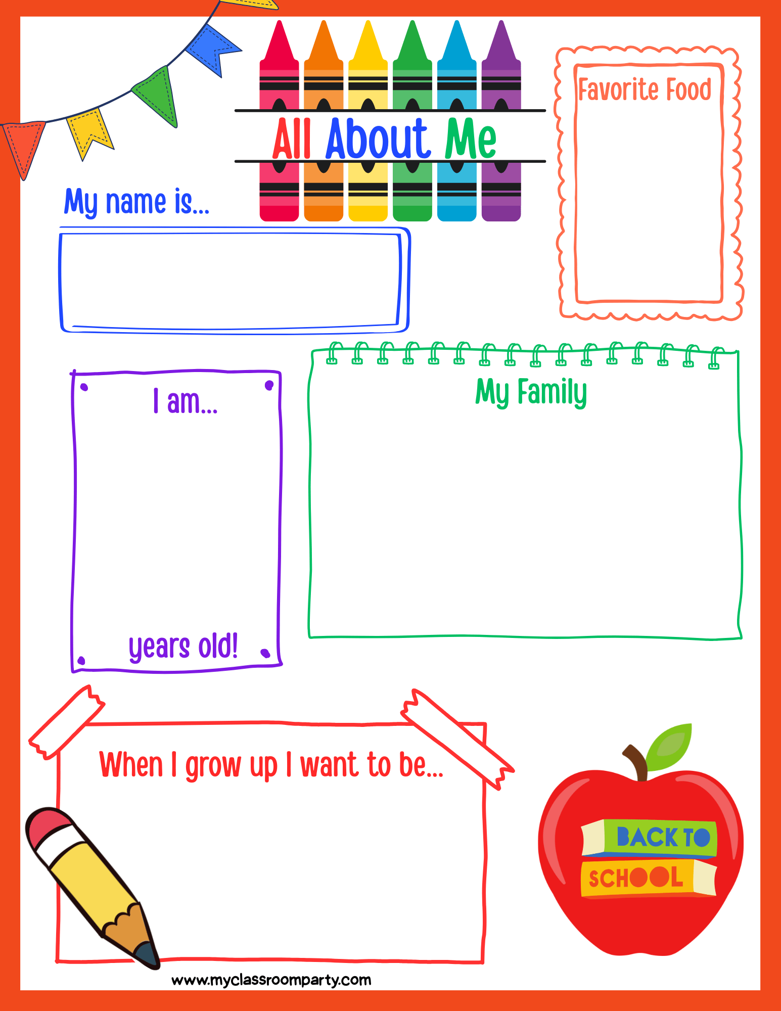 All-About-Me-Printable