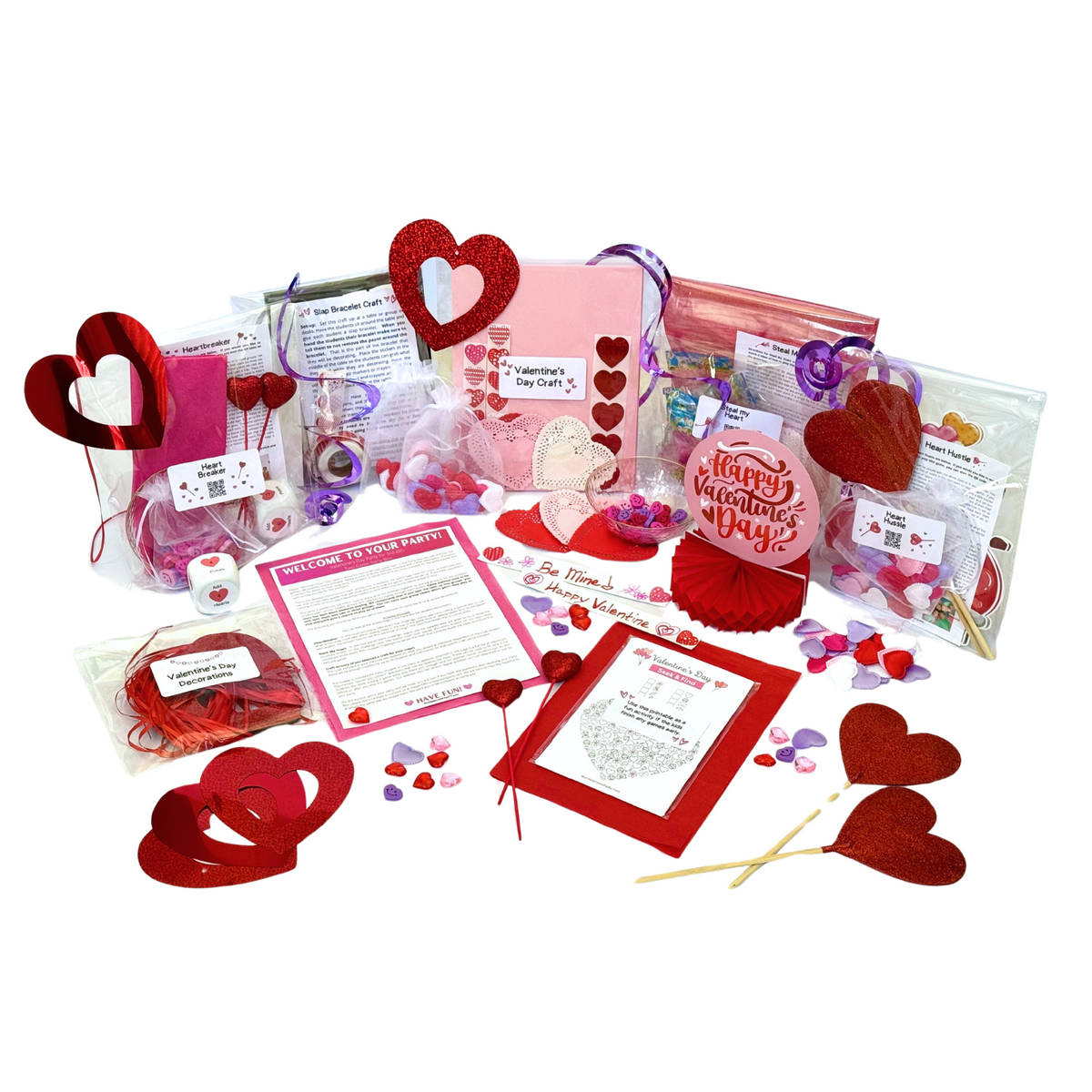 Deluxe Valentine&#39;s Day Party Box for K-2nd