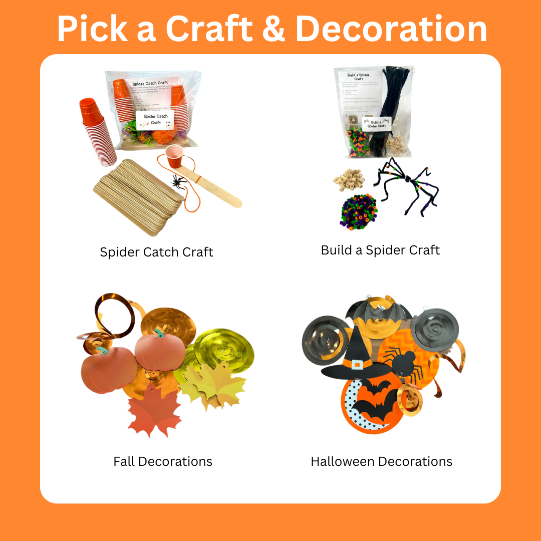 Two Game Fall and Halloween Party Box for K-2nd