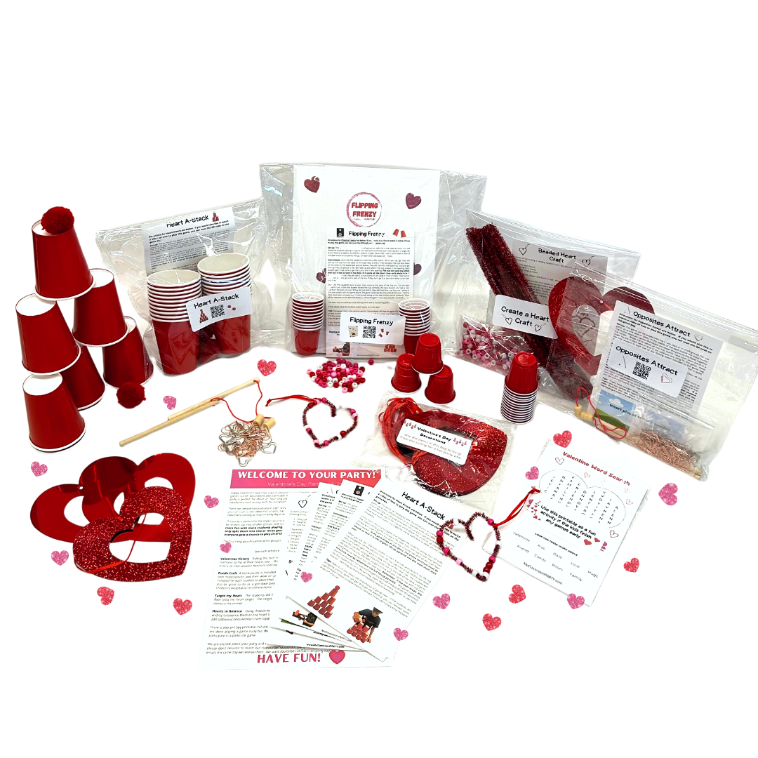 Deluxe (the Original) Valentine's Day Party Box for K-2nd Grade