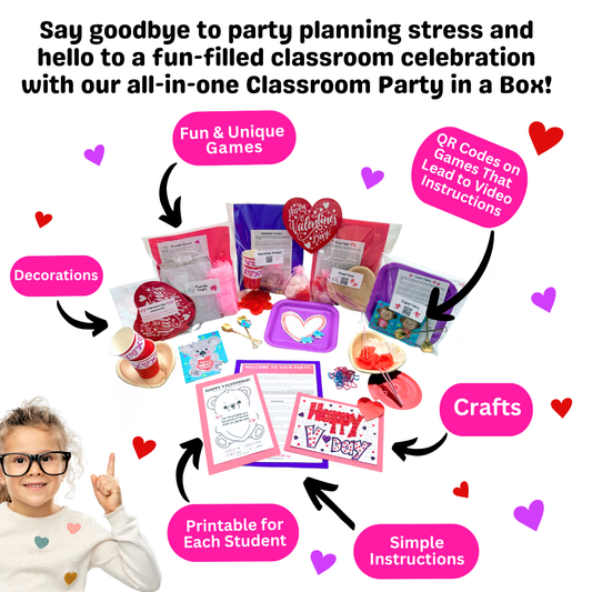 Deluxe Valentine's Day Party Box for K-2nd