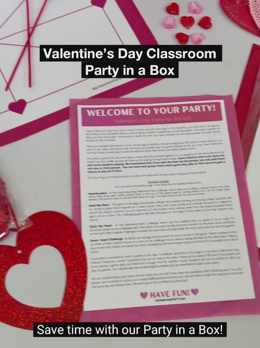 Deluxe Valentine's Day Party Box for 3rd-6th
