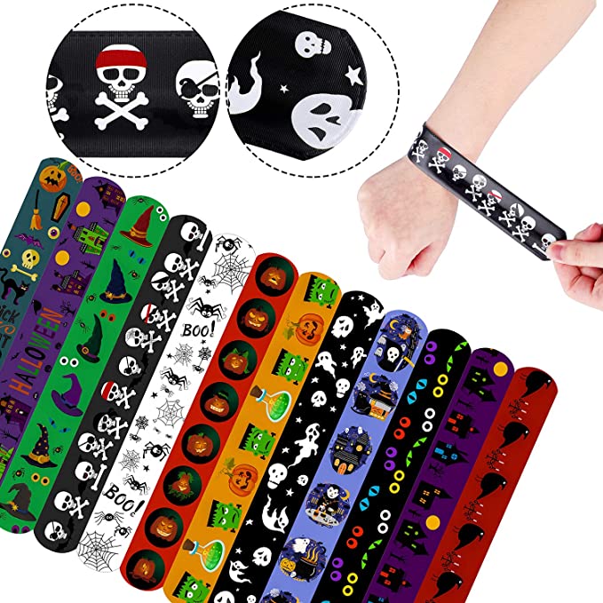 Halloween slap bracelet.  These are perfect class party prizes. 